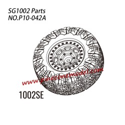 P10-042A 1002SE Wheel Parts For SG-1002 / SG-1002SE SG-RC Truck