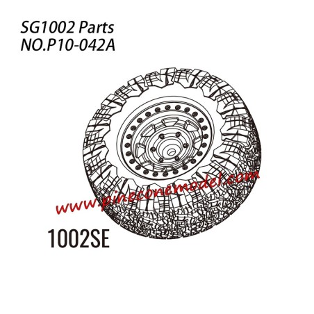 P10-042A 1002SE Wheel Parts For SG-1002 / SG-1002SE SG-RC Truck