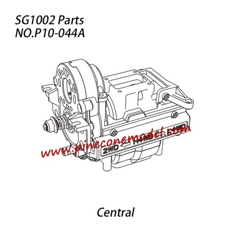 P10-044A Central transmission assembly Parts For SG-1002 / SG-1002SE SG-RC Truck