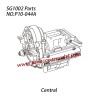 P10-044A Central transmission assembly Parts For SG-1002 / SG-1002SE SG-RC Truck