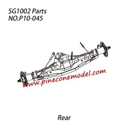 P10-045 Rear axle assembly Parts For SG-1002 / SG-1002SE SG-RC Truck