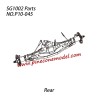 P10-045 Rear axle assembly Parts For SG-1002 / SG-1002SE SG-RC Truck
