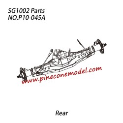 P10-045A Rear axle assembly Parts For SG-1002 / SG-1002SE SG-RC Truck