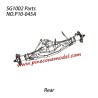 P10-045A Rear axle assembly Parts For SG-1002 / SG-1002SE SG-RC Truck