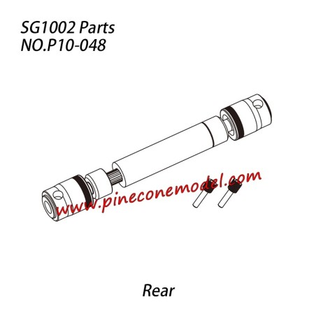 P10-048 Rear universal driveshaft assembly Parts For SG-1002 / SG-1002SE SG-RC Truck