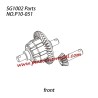 P10-051 Differential assembly (front) Parts For SG-1002 / SG-1002SE SG-RC Truck