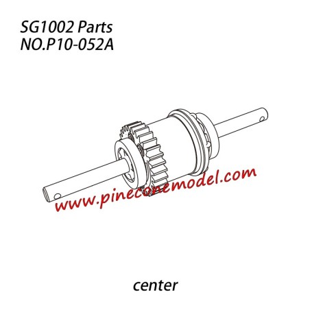 P10-052A Differential assembly (center) Parts For SG-1002 / SG-1002SE SG-RC Truck