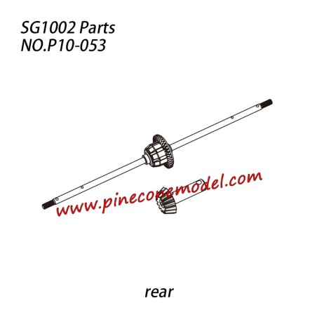 P10-053 Differential assembly (rear) Parts For SG-1002 / SG-1002SE SG-RC Truck