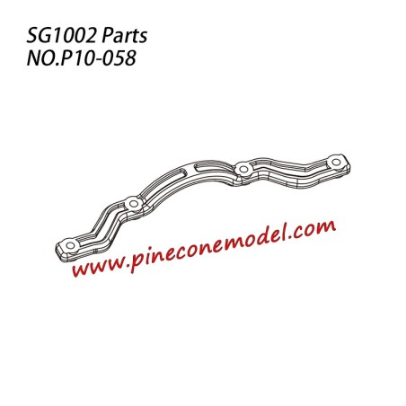 P10-058 Chassis reinforcing bracket Parts For SG-1002 / SG-1002SE SG-RC Truck