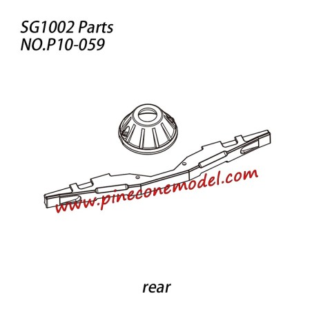 P10-059 rear axle protection cover set Parts For SG-1002 / SG-1002SE SG-RC Truck