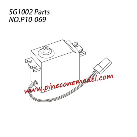 P10-069 Steering servo Parts For Pinecone Model SG1002 / SG1002SE Desert RC Truck