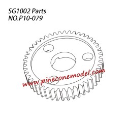 P10-079 Steel main spur gear Parts For Pinecone Model SG1002 / SG1002SE Desert RC Truck