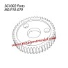 P10-079 Steel main spur gear Parts For Pinecone Model SG1002 / SG1002SE Desert RC Truck