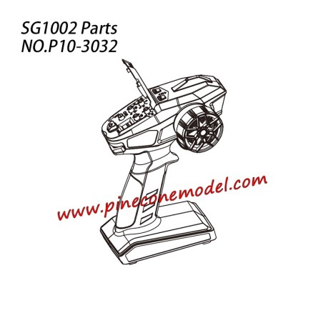 P10-3032 Transmitter Parts For Pinecone Model SG1002 / SG1002SE Desert RC Truck