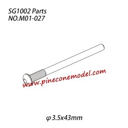 M01-027 Hexagon socket button head half threaded tapping screw (φ3.5x43mm) Parts For SG1002 / SG1002SE SG-RC Car