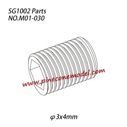M01-030 Set screw (φ3x4mm) Parts For SG1002 / SG1002SE SG-RC Car