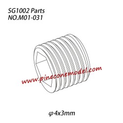 M01-031 Set screw (φ4x3mm) Parts For SG1002 / SG1002SE SG-RC Car