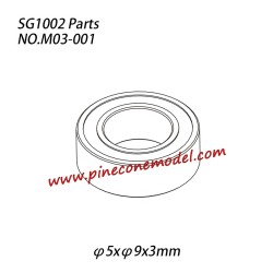 M03-001 Ball bearing (φ5xφ9x3mm) Parts For SG1002 / SG1002SE SG-RC Car