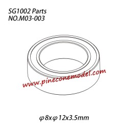 M03-003 Ball bearing (φ8xφ12x3.5mm) Parts For Pinecone Forest SG1002 / SG1002SE RC Truck