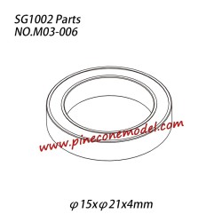 M03-006 Ball bearing (φ15xφ21x4mm) Parts For Pinecone Forest SG1002 / SG1002SE RC Truck