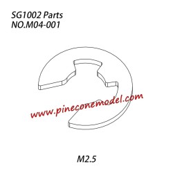 M04-001 E-type clip (M2.5) Parts For Pinecone Forest SG1002 / SG1002SE RC Truck