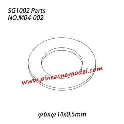 M04-002 Washer (φ6xφ10x0.5mm) Parts For Pinecone Forest SG1002 / SG1002SE RC Truck