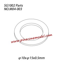 M04-003 Washer (φ10xφ15x0.5mm) Parts For Pinecone Forest SG1002 / SG1002SE RC Truck