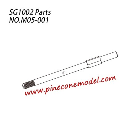 M05-001 Main gear drive shaft Parts For Pinecone Forest SG1002 / SG1002SE RC Truck