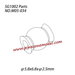 M05-034 Hollow ball (φ5.8x6.8xφ2.5mm) Parts For Pinecone Forest SG1002 / SG1002SE RC Truck