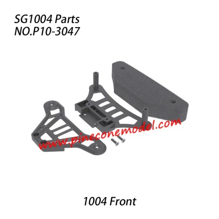 P10-3047 1004 Front bumper assembly Parts For Pinecone Forest SG-1004 RC Car