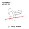 1601-061 (φ2.3x5xφ7mm PB) Screws Parts For SG1004 SG-RC Car