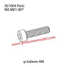 M01-007 (φ2x6mm HM) Hexagon socket head cap machine screw Parts For SG1004 SG-RC Car