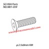 M01-039 (φ2.5x8mm KM) Hexagon socket countersunk head tapping screw Parts For SG1004 SG-RC Car