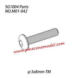 M01-042 (φ3x8mm TM) Hexagon socket button head machine screw Parts For SG1004 SG-RC Car
