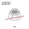 M02-003 M4 hex flanged nylon lock nut Parts For SG1004 SG-RC Car
