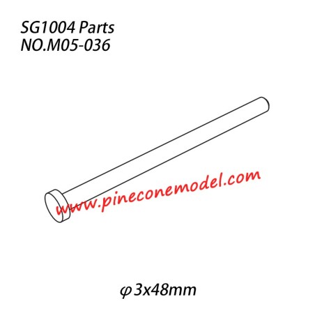 M05-036 (φ3x48mm) Nail head pin Parts For SG1004 SG-RC Car