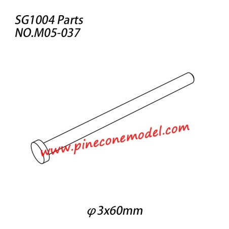 M05-037 (φ3x60mm) Nail head pin Parts For SG1004 SG-RC Car