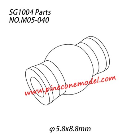 M05-040 (φ5.8x8.8mm) Hollow ball Parts For SG1004 SG-RC Car