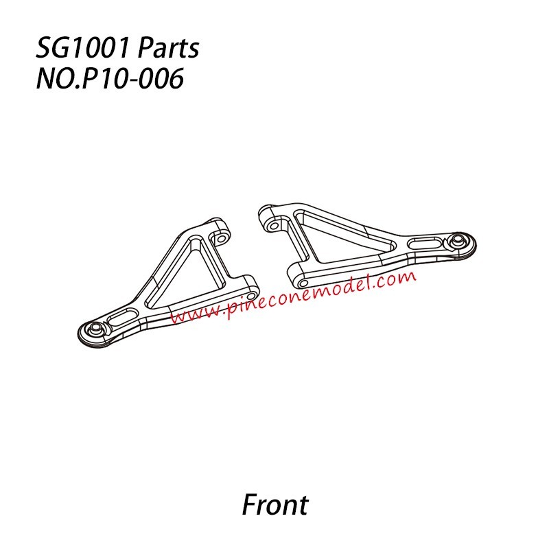 P10-006 Front upper suspension arm L/R Parts For Pinecone Model SG-1001 / SG-1001SE 1/10 RC Car