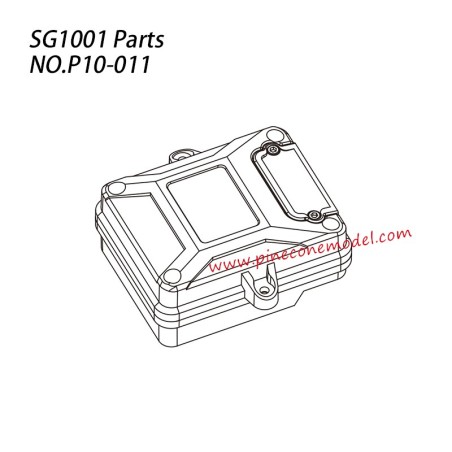 P10-011 Receiver box Parts For Pinecone Model SG-1001 / SG-1001SE 1/10 RC Car