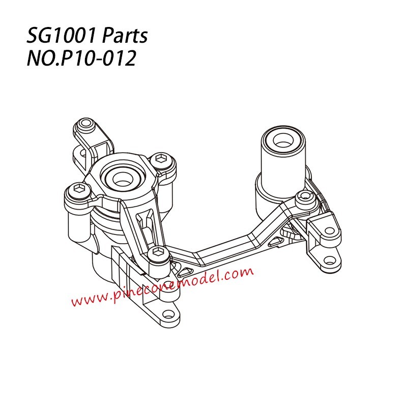 P10-012 Steering mechanism Parts For Pinecone Model SG-1001 / SG-1001SE 1/10 RC Car