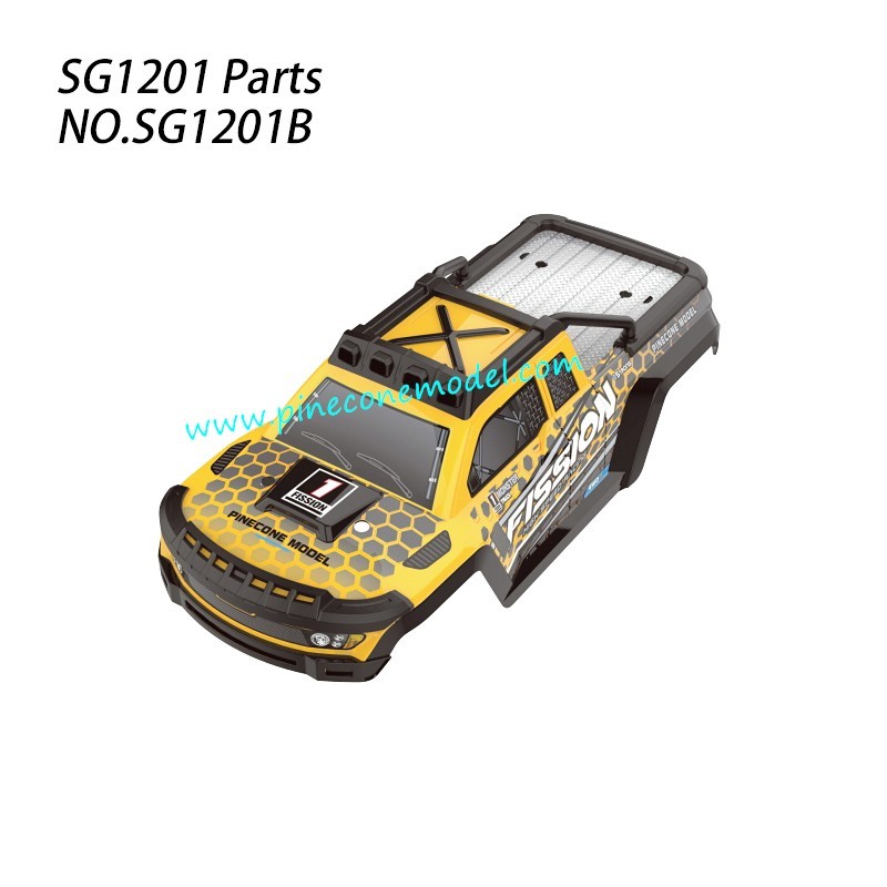 SG1201B Body assembly Parts For Pinecone Model SG-1201 / SG-1201Pro RC Car