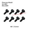 LS009 Cross cup head self tapping screw (HB 1.7x3mm) Parts For SG-RC SG2801