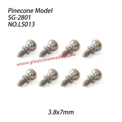 LS013 Hexagon socket head single ball screw (3.8x7mm) Parts For SG-RC SG2801