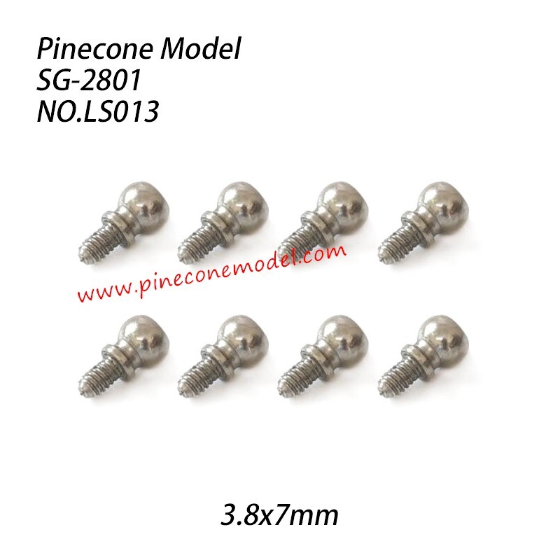 LS013 Hexagon socket head single ball screw (3.8x7mm) Parts For SG-RC SG2801 LS013 Hexagon socket head single ball screw (3.8x7mm) Parts For SG-RC SG2801