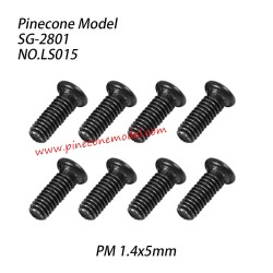 LS015 (PM 1.4x5mm) Cross Head Machine Screw Parts For SG-RC SG2801