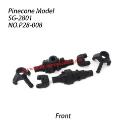 P28-008 Front axle housing Kit Parts For Pinecone Model SG2801 RC Car