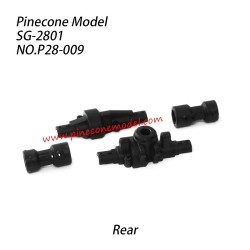P28-009 Rear axle housing Parts For Pinecone Model SG2801 RC Car