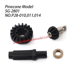 P28-010, P28-011, P28-014 Front & rear axle drive gear sets Parts For Pinecone Model SG2801 RC Car