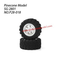 P28-018-1 Wheel assembly Parts For Pinecone Model SG2801 RC Car